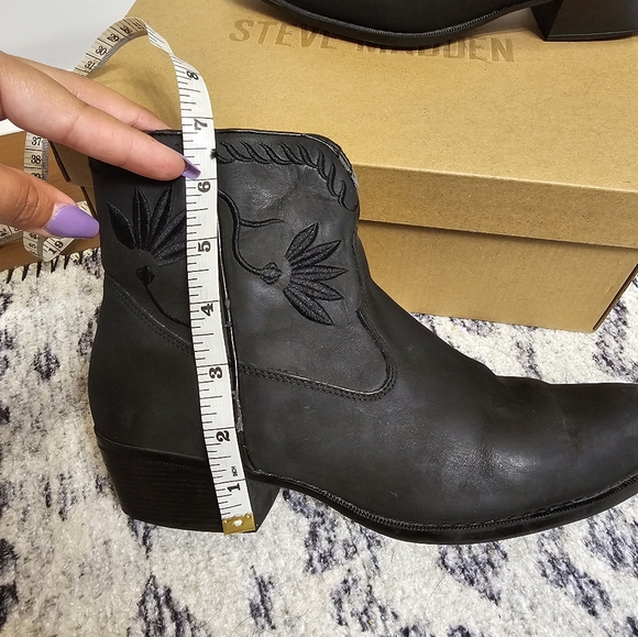 Leather Western Boots Hunter Run Black - Picture 6 of 9